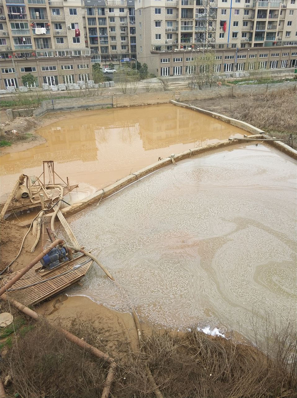 普格沉淀池淤泥清理-厂区废水池淤泥清淤